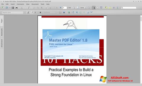 स्क्रीनशॉट Master PDF Editor Windows 10