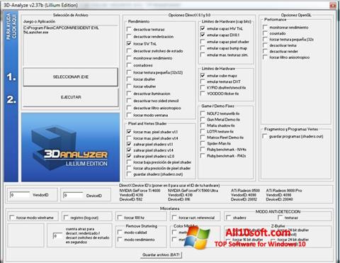 स्क्रीनशॉट 3D-Analyze Windows 10