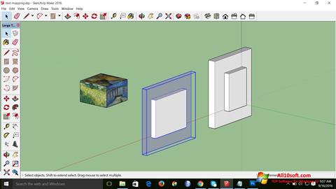 स्क्रीनशॉट SketchUp Make Windows 10