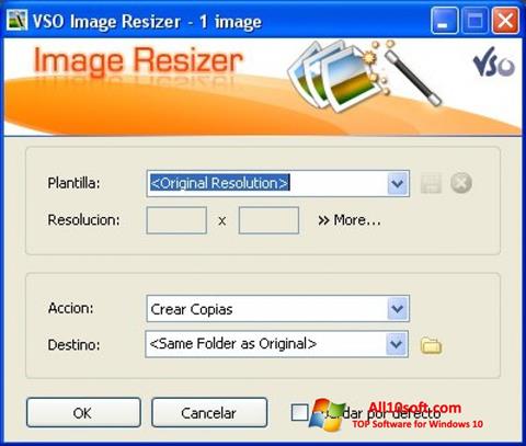 स्क्रीनशॉट VSO Image Resizer Windows 10