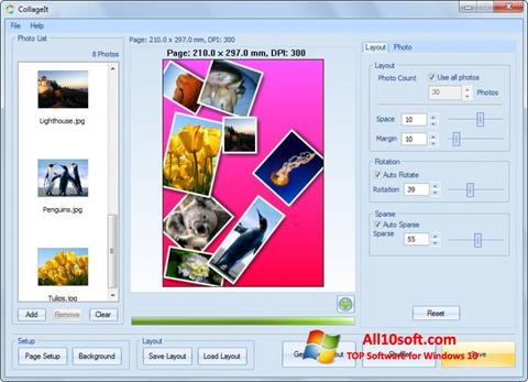 स्क्रीनशॉट CollageIt Windows 10