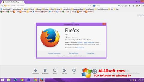 स्क्रीनशॉट Mozilla Firefox Offline Installer Windows 10