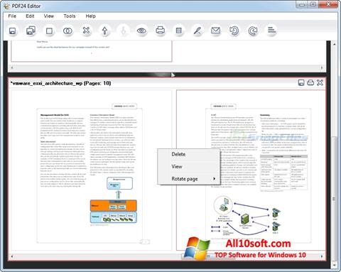 स्क्रीनशॉट PDF24 Creator Windows 10
