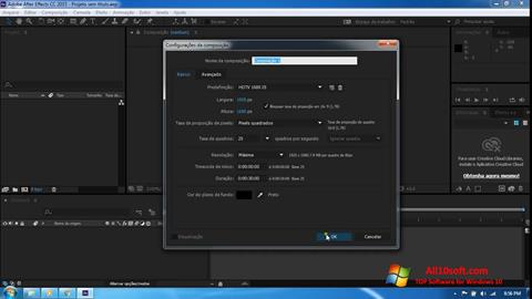 स्क्रीनशॉट Adobe After Effects CC Windows 10