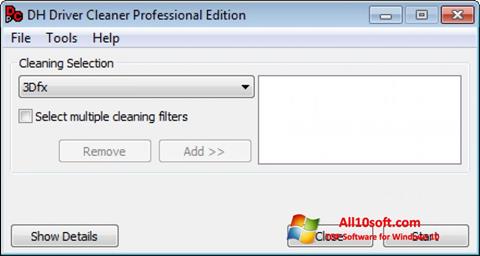 स्क्रीनशॉट Driver Cleaner Windows 10