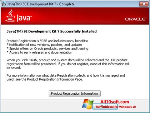 स्क्रीनशॉट Java Windows 10