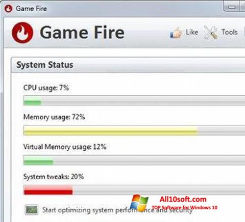 स्क्रीनशॉट Game Fire Windows 10