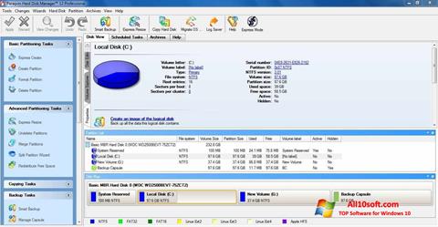 स्क्रीनशॉट Paragon Hard Disk Manager Windows 10