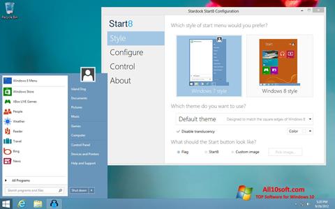 स्क्रीनशॉट Start8 Windows 10