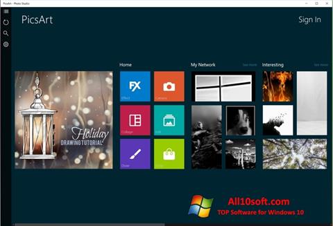 स्क्रीनशॉट PicsArt Windows 10