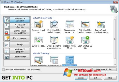 स्क्रीनशॉट Virtual CD Windows 10