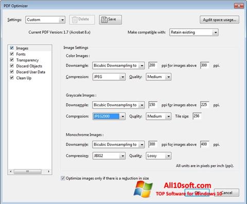 स्क्रीनशॉट Adobe Acrobat Pro DC Windows 10