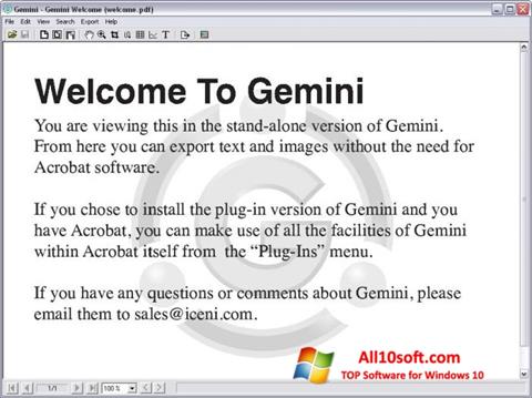 स्क्रीनशॉट Gemini Windows 10