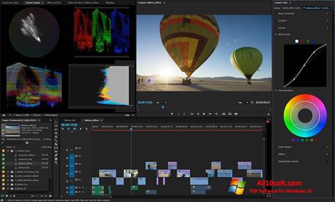 स्क्रीनशॉट Adobe Premiere Pro CC Windows 10