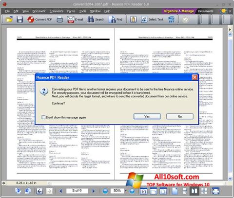 स्क्रीनशॉट Nuance PDF Reader Windows 10