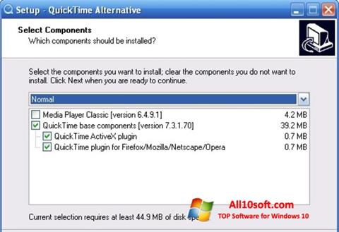 स्क्रीनशॉट QuickTime Alternative Windows 10