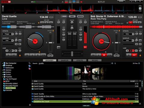 स्क्रीनशॉट Virtual DJ Pro Windows 10