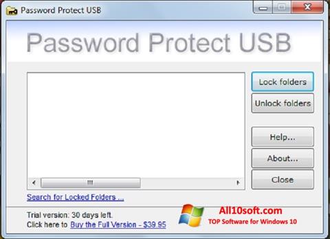 स्क्रीनशॉट Password Protect USB Windows 10