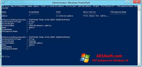स्क्रीनशॉट Windows PowerShell Windows 10